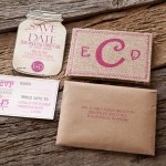 A rustic wedding invitation