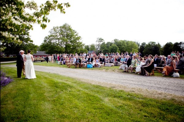 upscale BBQ outdoor ceremony Country Wedding Outdoor Ceremony