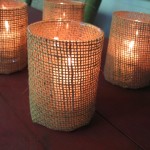 Burlap Votive Holders