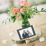 Birch Slices For Wedding Centerpiece