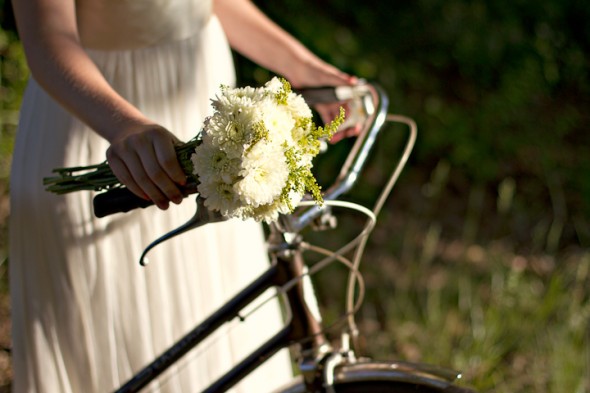 White Rustic Country Wedding Flowers