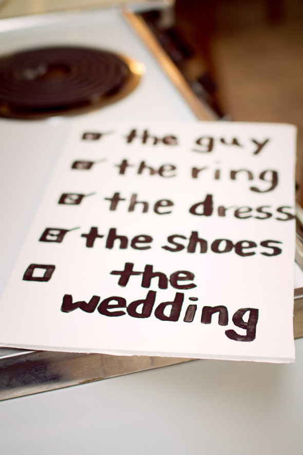 A Wedding List