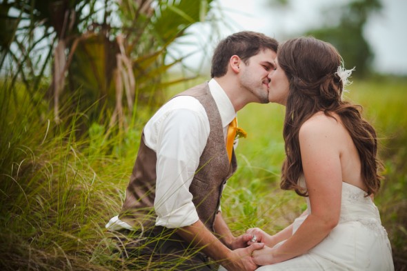 A Farm Style Wedding Couple