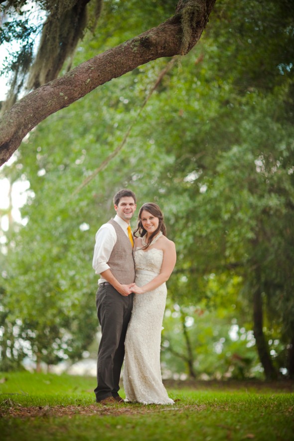 A real FL wedding couple