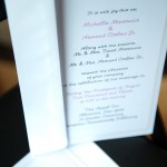 Pink & Black Wedding Invitation