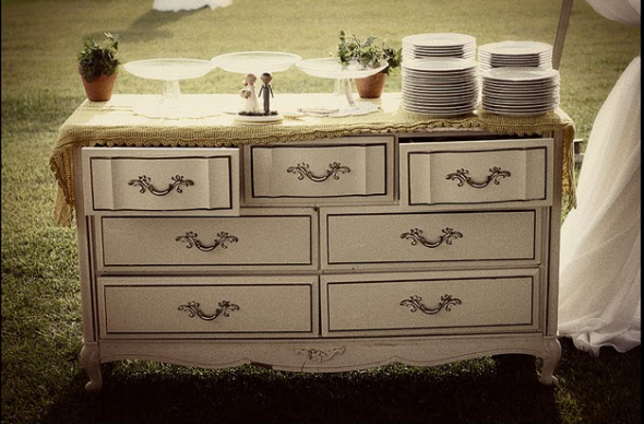 A Country Wedding Serving Area
