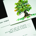 Painted Tree Invitation