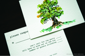 Painted Tree Invitation