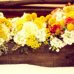 Country Wedding Flower Centerpieces