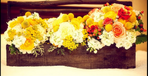 Country Wedding Flower Centerpieces