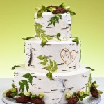 Birch Rustic Wedding Cake