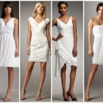 Short Rustic or Country Wedding Gown