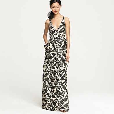 Black & White Bridesmaid Dress