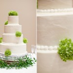 Simple White Wedding Cake