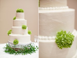 Simple White Wedding Cake
