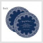 Round Save The Date Cards