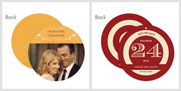 Circle Rustic Save The Dates