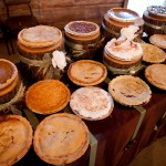 Pie As Dessert At A Country Wedding