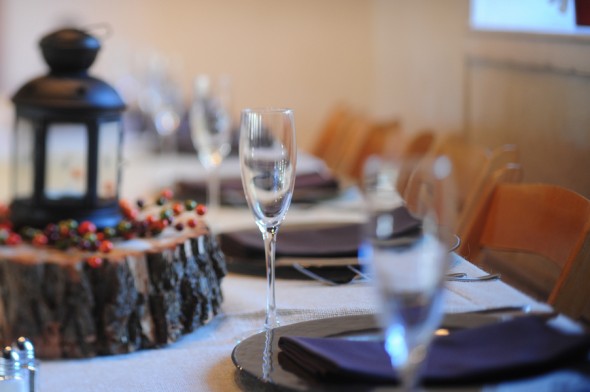 Rustic Wood Centerpieces