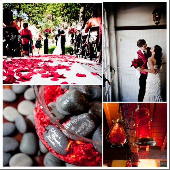 Deep Red Wedding Color Theme