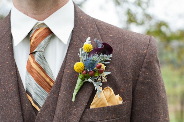 Rustic Wedding Boutineers