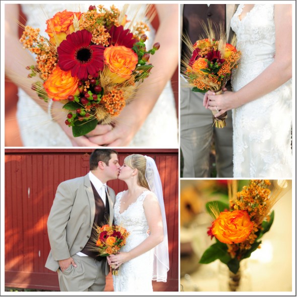 Fall Wedding Flowers For A Rustic Wedding