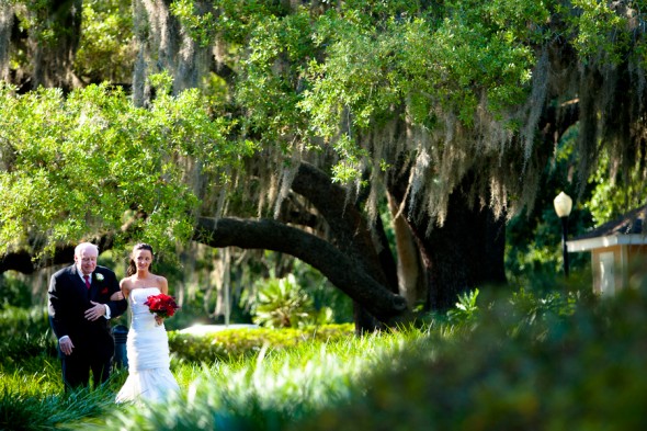 Dark Red Rustic Wedding
