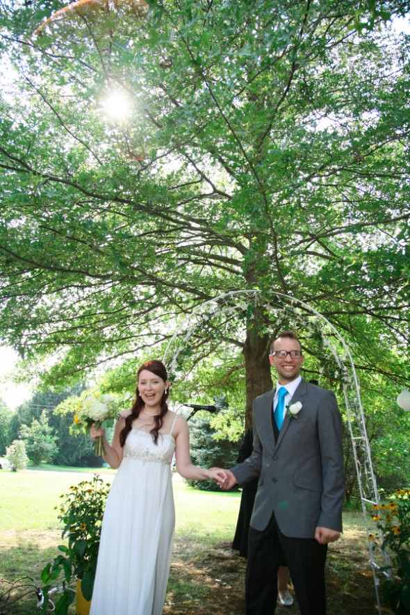 Country Backyard Style Wedding