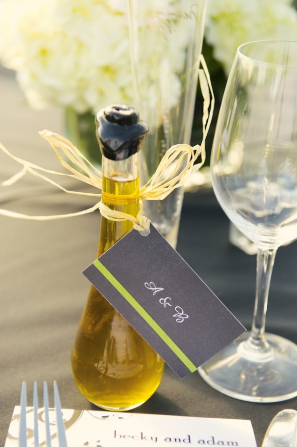 Olive Oil Country Wedding Favors