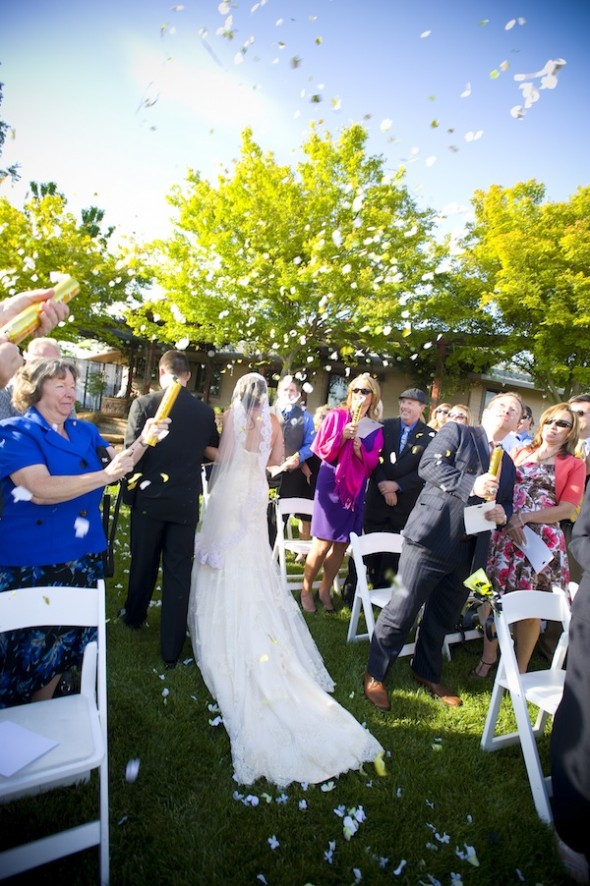 Backyard Rustic Style Wedding
