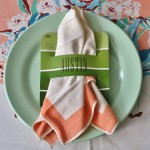 Paint Chip Nakin Holder Place Card DIY Idea