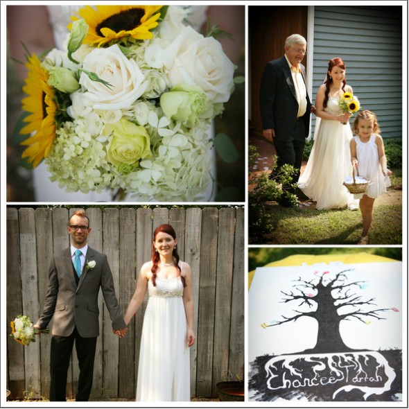 Sunflower Rustic Wedding Bouquet