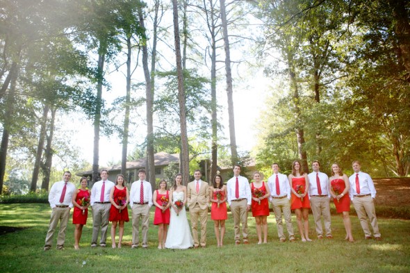 Country Chic Wedding Party