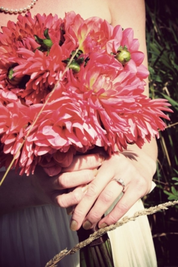 Red Country Wedding Flowers