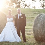 Farm Chic Country Wedding With Hay Bales
