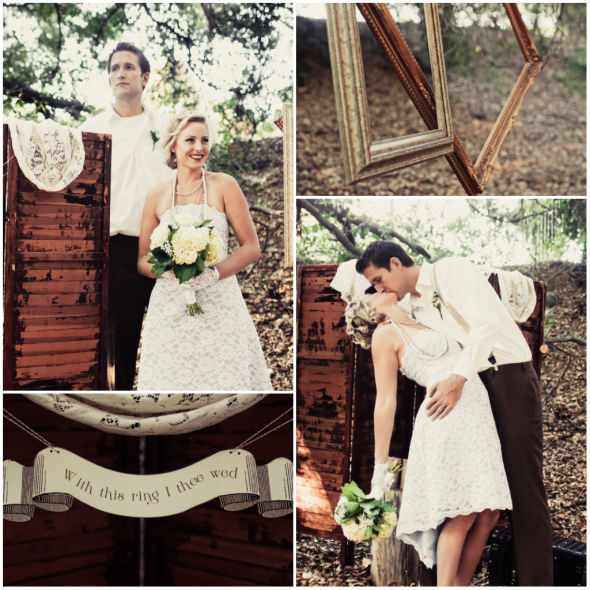 Rustic 1930's Era Style Wedding