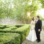 Vintage Style Gold Wedding Gown