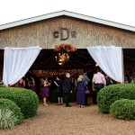 Monogrammed Barn Wedding