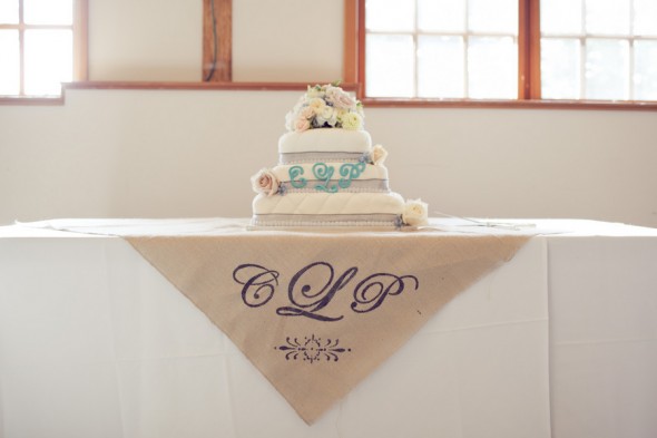 Cake With Monogram