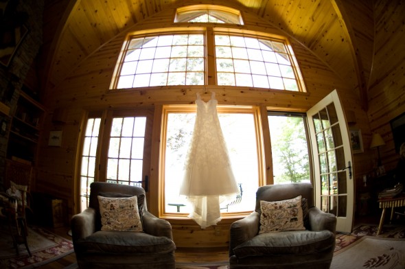 Wedding Gown At Summer House