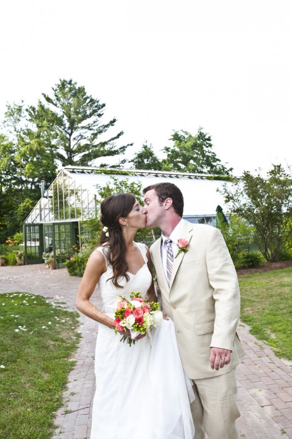 New Hampshire Rustic Garden Wedding