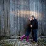 Canadian Rustic Engament Session In Barn