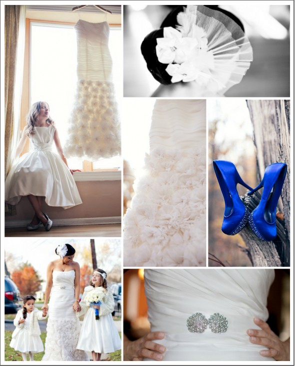 Rustic Chic Winter Wedding Gown
