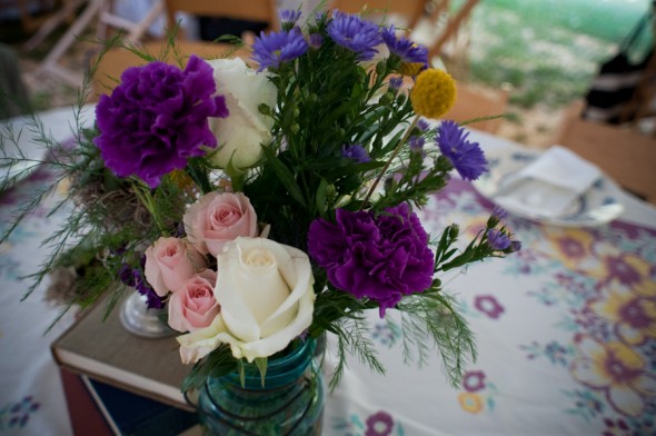 Country Chic Wedding Centerpieces