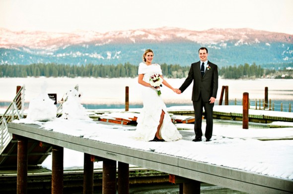 Idaho Rustic Winter Holiday Wedding