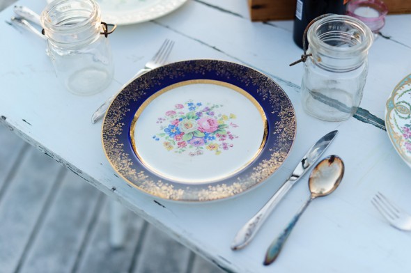 Vintage Place Setting For Wedding