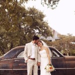 Rustic Wedding Couple At Texas Wedding