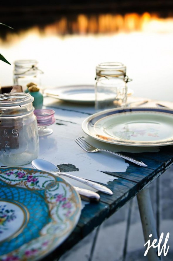 vintage Style Wedding Table Decor