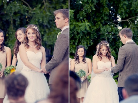 Vintage Style Texas Wedding Ceremony