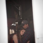Country Style Engagement Photo